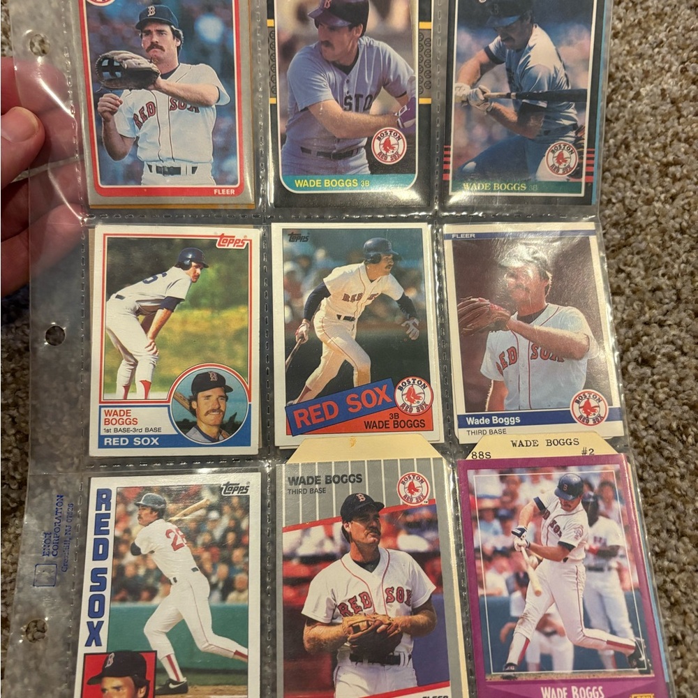 Boggs, Mattingly, Clemens, Puckett Baseball Cards